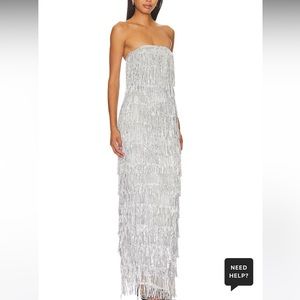 Majorelle Samara Gown in Silver